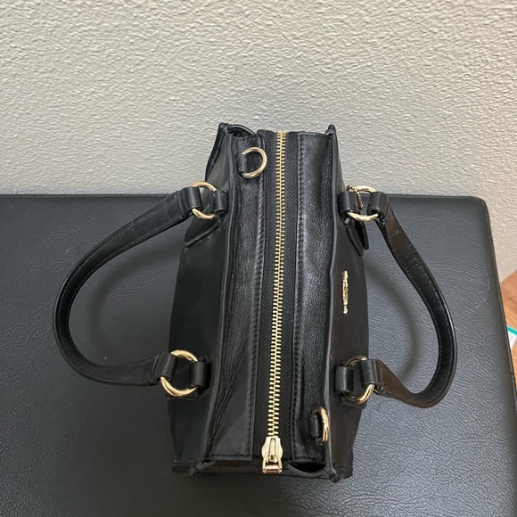 •COACH• Mini Crosby Carryall Black Smooth Leather Missing Strap - Picture 9 of 13